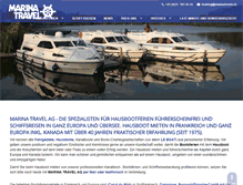 Tablet Screenshot of marinatravel.ch